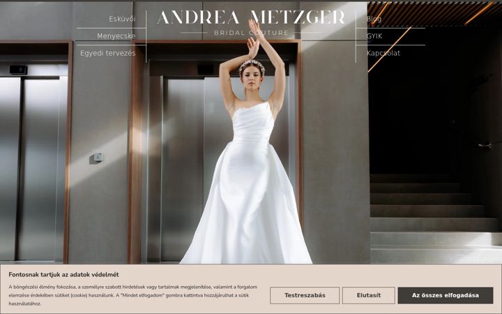 Screenshot of andreametzger.hu