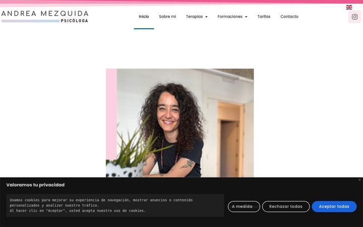 Screenshot of andreamezquida.es
