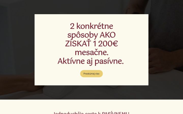 Screenshot of andreamravcova.sk