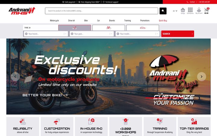 Screenshot of andreanimhs.com