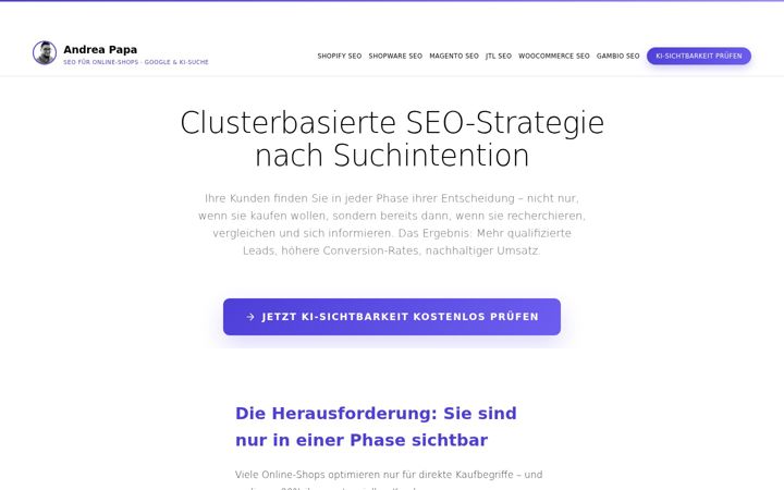 Screenshot of andreapapa.com