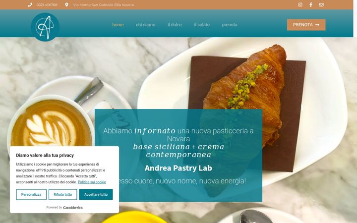 Screenshot of andreapastrylab.it
