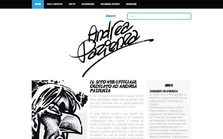 Screenshot di andreapazienza.it