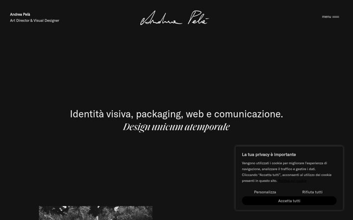 Screenshot of andreapela.it