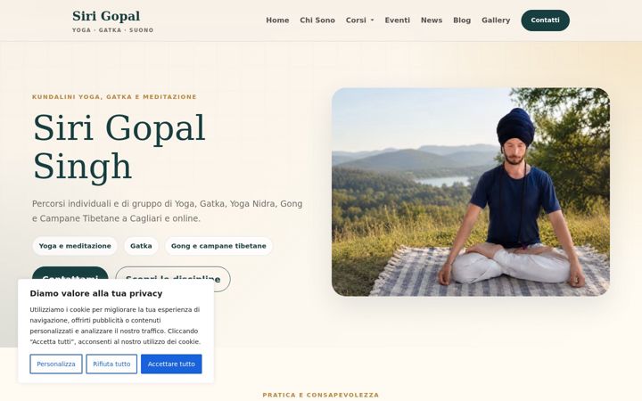 Screenshot of andreapinna.com