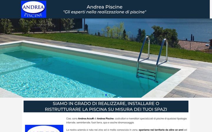 Screenshot of andreapiscine-cremona.it