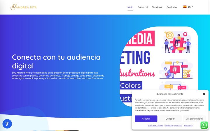 Screenshot of andreapita.com
