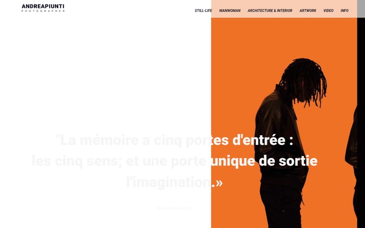 Screenshot of andreapiunti.it