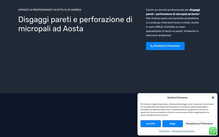 Screenshot of andreaplatdisgaggi.it