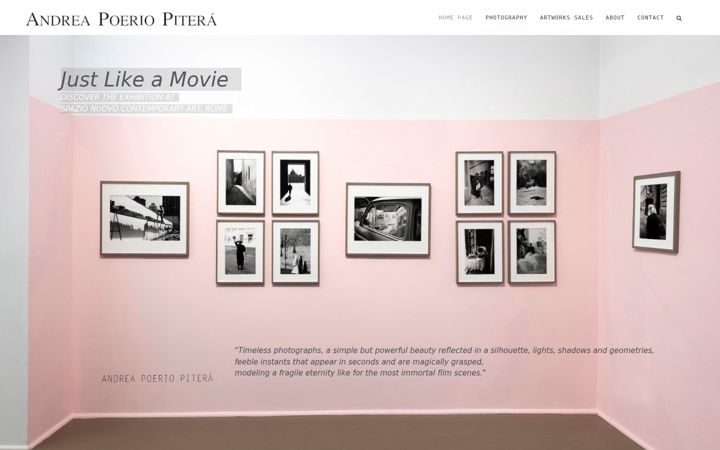 Screenshot of andreapoeriopitera.com