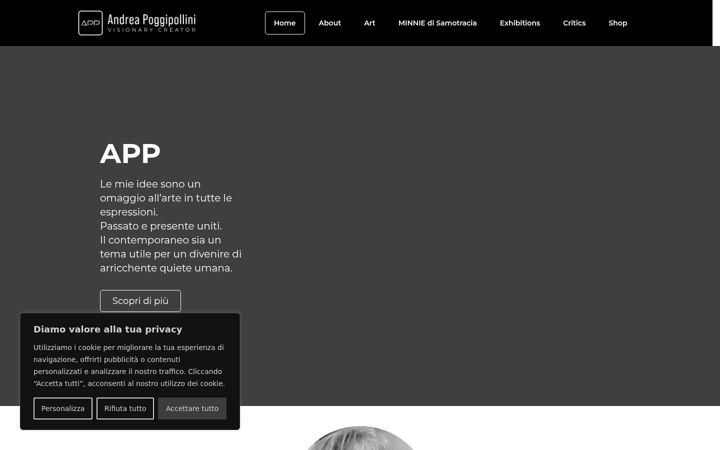 Screenshot of andreapoggipollini.com