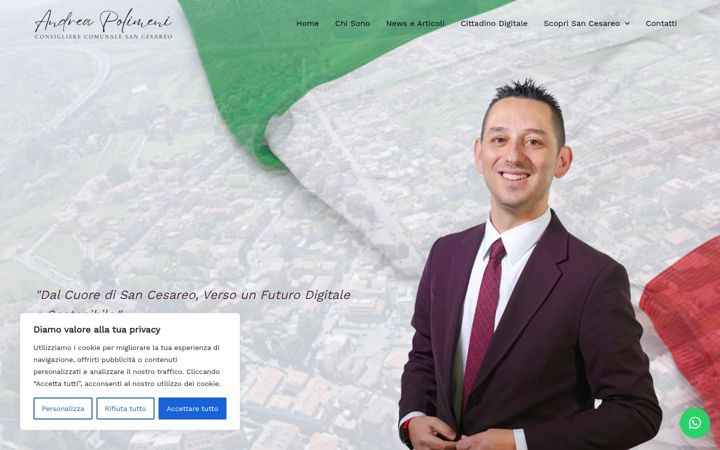 Screenshot of andreapolimeni.it
