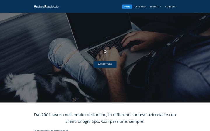 Screenshot of andrearandaccio.it