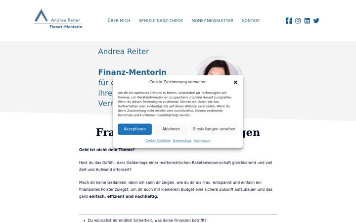 Screenshot of andreareiter.biz
