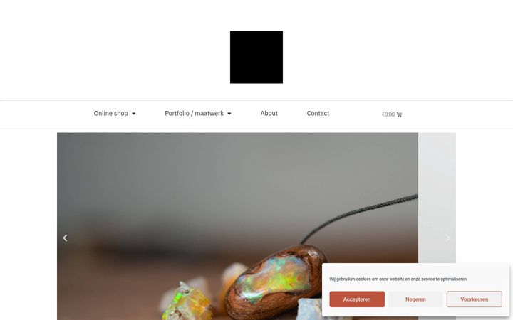 Screenshot of andrearhodenborgh.nl