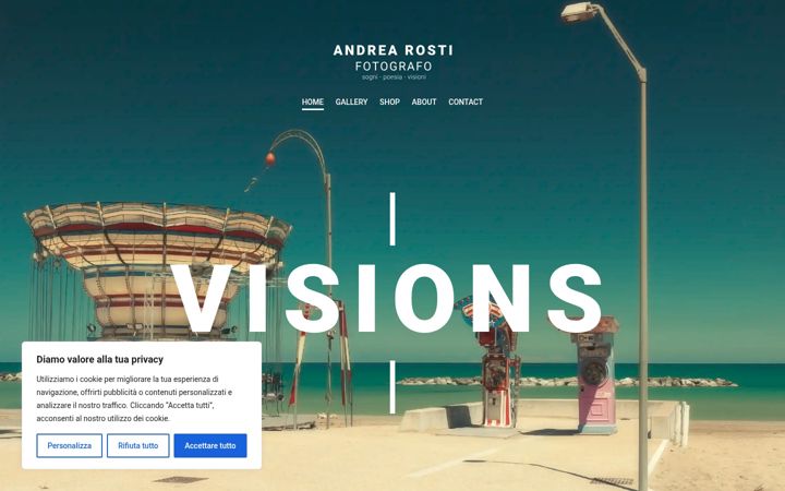 Screenshot of andrearosti.it
