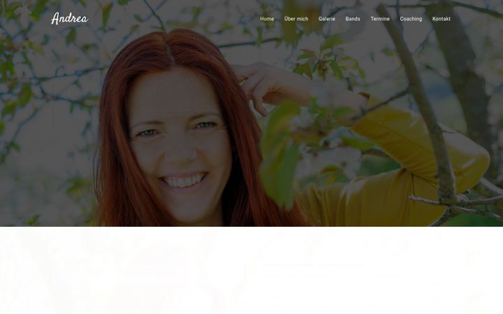 Screenshot of andrearuebsam.com