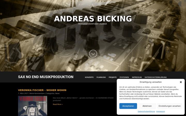 Screenshot of andreas-bicking.de