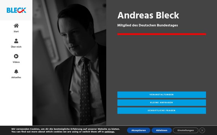 Skärmbild av andreas-bleck.de