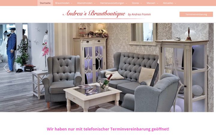 Ekrano kopija andreas-brautboutique.de