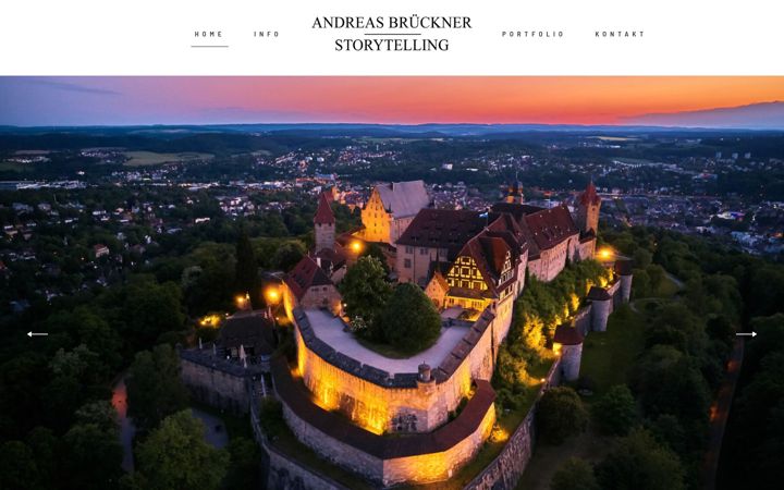 Screenshot of andreas-brueckner.com