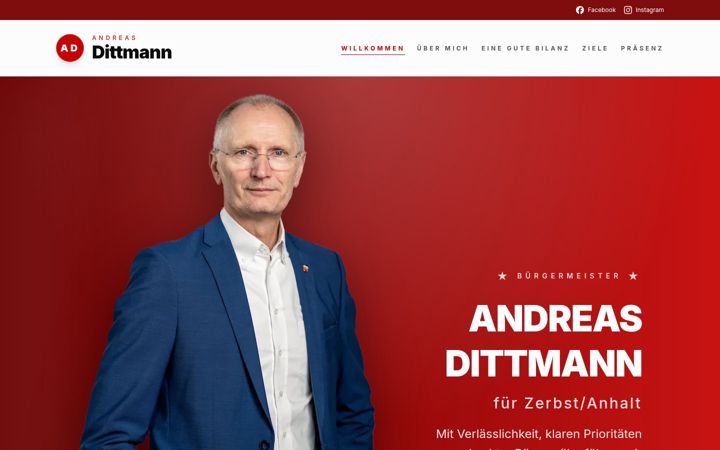 Ekrano kopija andreas-dittmann.de