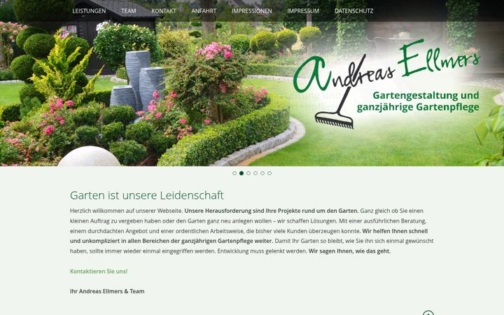Ekrano kopija andreas-ellmers.de