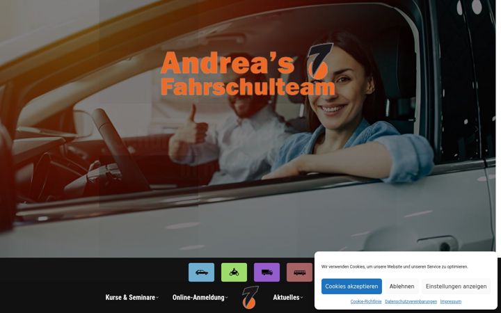 Ekrano kopija andreas-fahrschulteam.de
