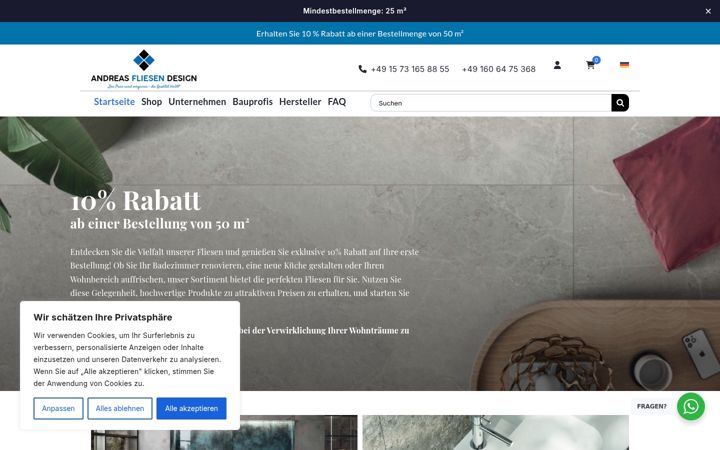 Screenshot von andreas-fliesendesign.de