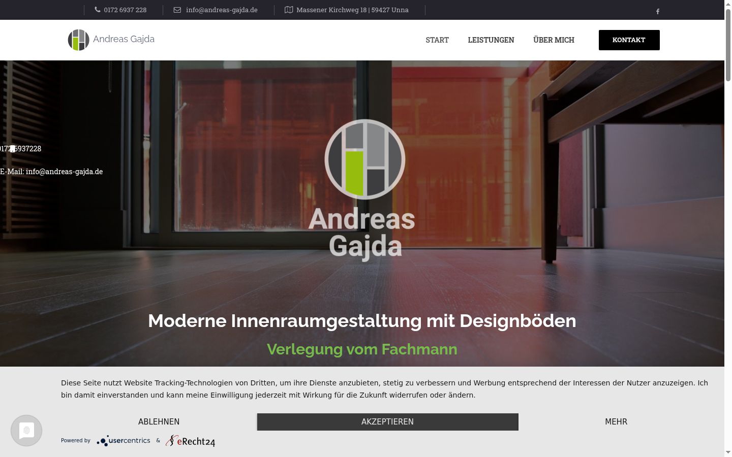 Screenshot tal-banner tal-kunsens muri qabel kwalunkwe interazzjoni