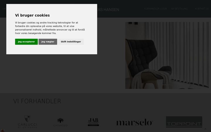 Screenshot of andreas-hansen.dk