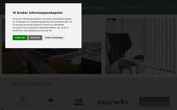 Screenshot of andreas-hansen.no