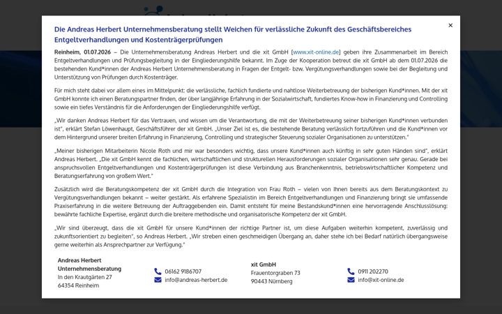 Screenshot von andreas-herbert.de