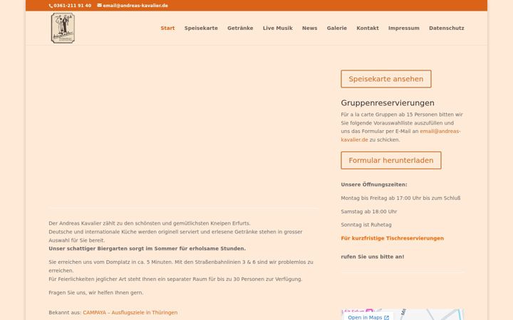Zrzut ekranu andreas-kavalier.de