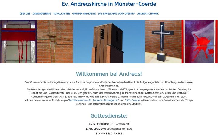 Zrzut ekranu andreas-kirchengemeinde-muenster.de