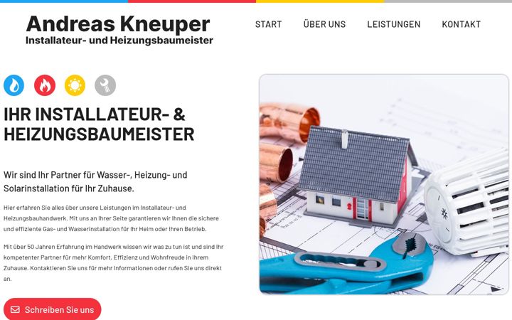 Zrzut ekranu andreas-kneuper.de