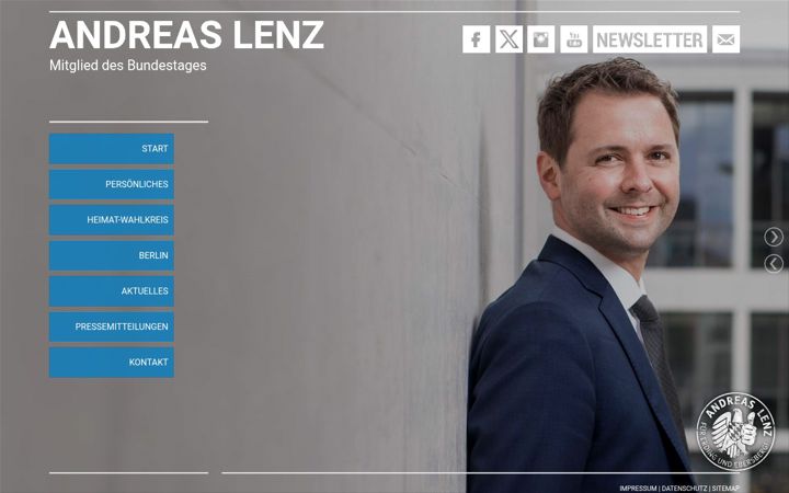 Screenshot of andreas-lenz.info