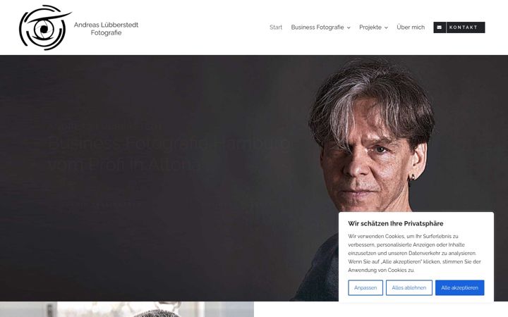 Zrzut ekranu andreas-luebberstedt.de