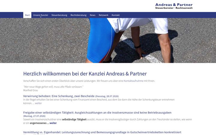 Screenshot of andreas-partner.de
