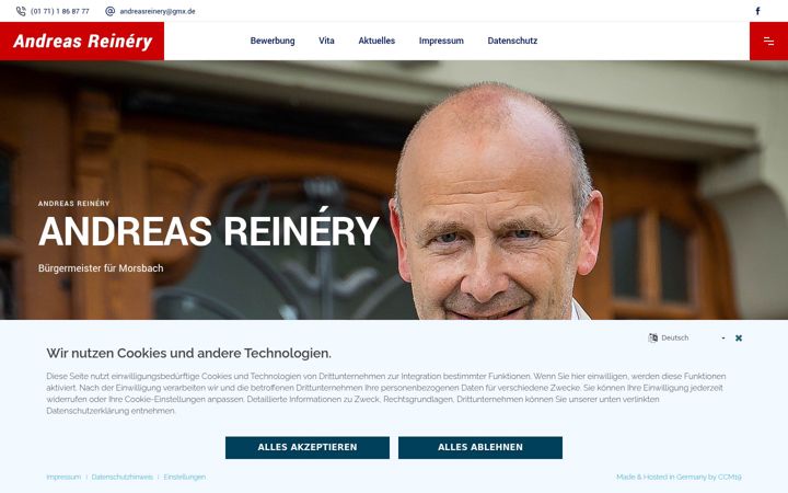 Screenshot of andreas-reinery-morsbach.de