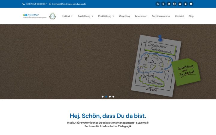 Screenshot of andreas-sandvoss.de
