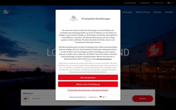 Screenshot of andreas-schmid.de