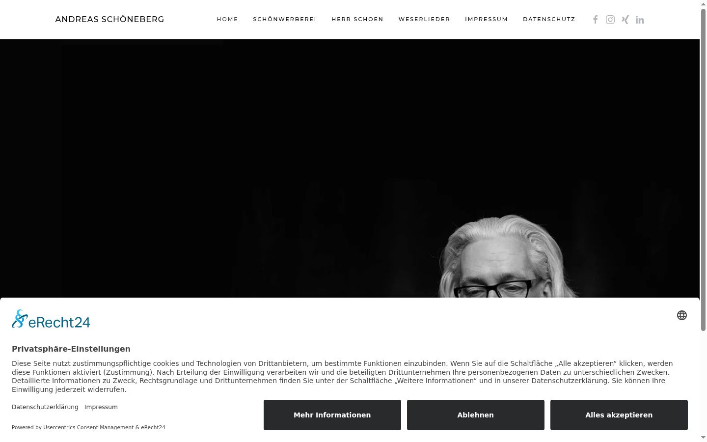 Screenshot tal-banner tal-kunsens muri qabel kwalunkwe interazzjoni
