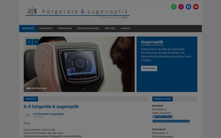 Screenshot of andreas-schreml.de