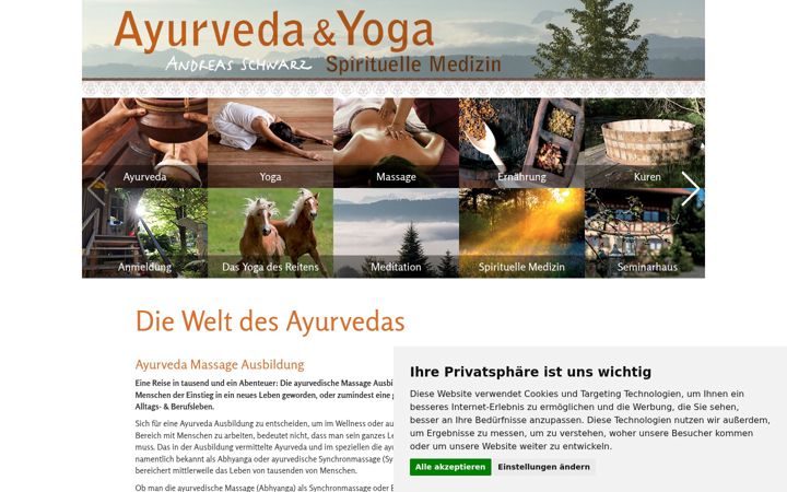 Screenshot of andreas-schwarz.org