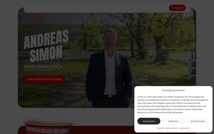 Screenshot of andreas-simon.de