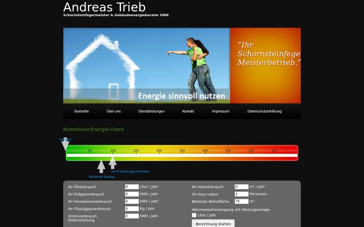 Screenshot of andreas-trieb.de