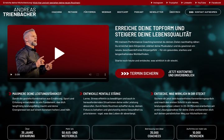 Screenshot of andreas-trienbacher.com