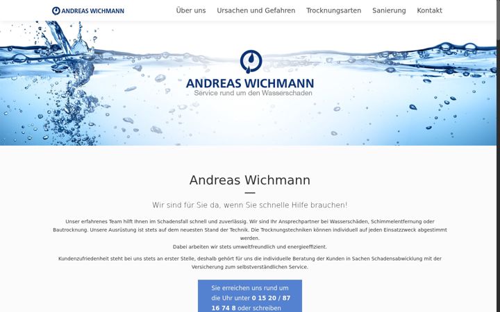 Screenshot of andreas-wichmann.com