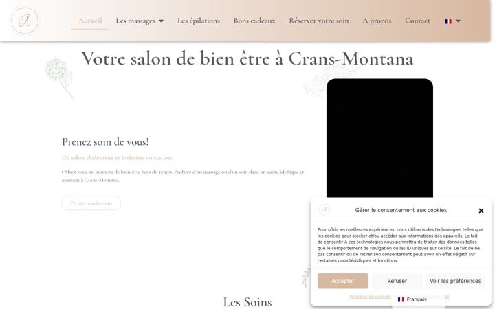 Screenshot of andreasalondebienetre.ch
